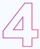 Gradient number four icon.
